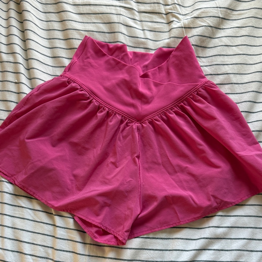 Aerie High-Waisted Fuchsia Skort